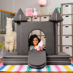 Jaxx Zipline Playscape Castle Gate - Playtime Furniture for Imaginative Kids (18942)