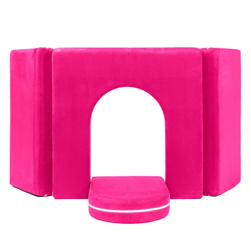 Jaxx Zipline Playscape Castle Gate - Playtime Furniture for Imaginative Kids (18942) - SchoolOutlet