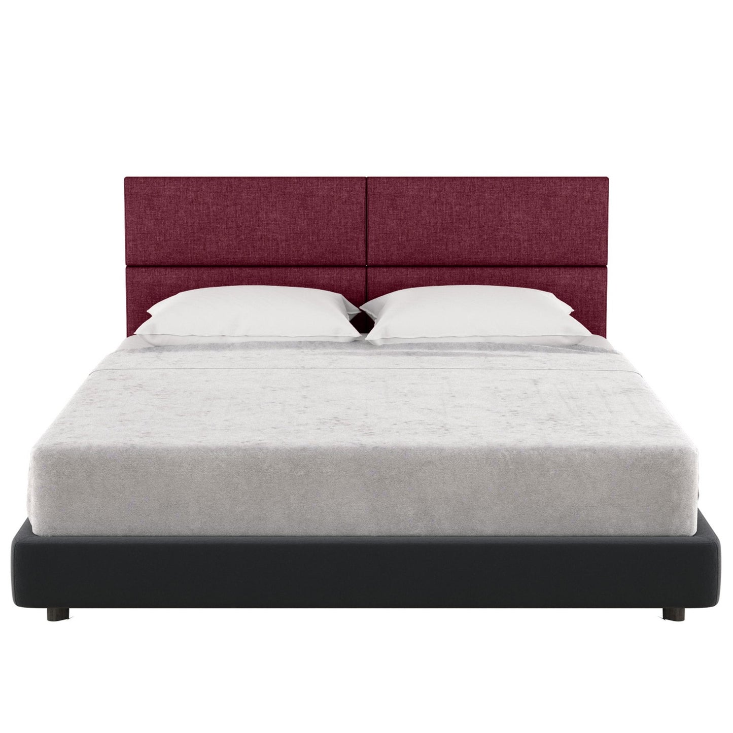 Jaxx Panelist Modern Padded Headboard - Set of 4 Wall Mounted Panels (Each 11.25"H x 30"W) (18963) - SchoolOutlet