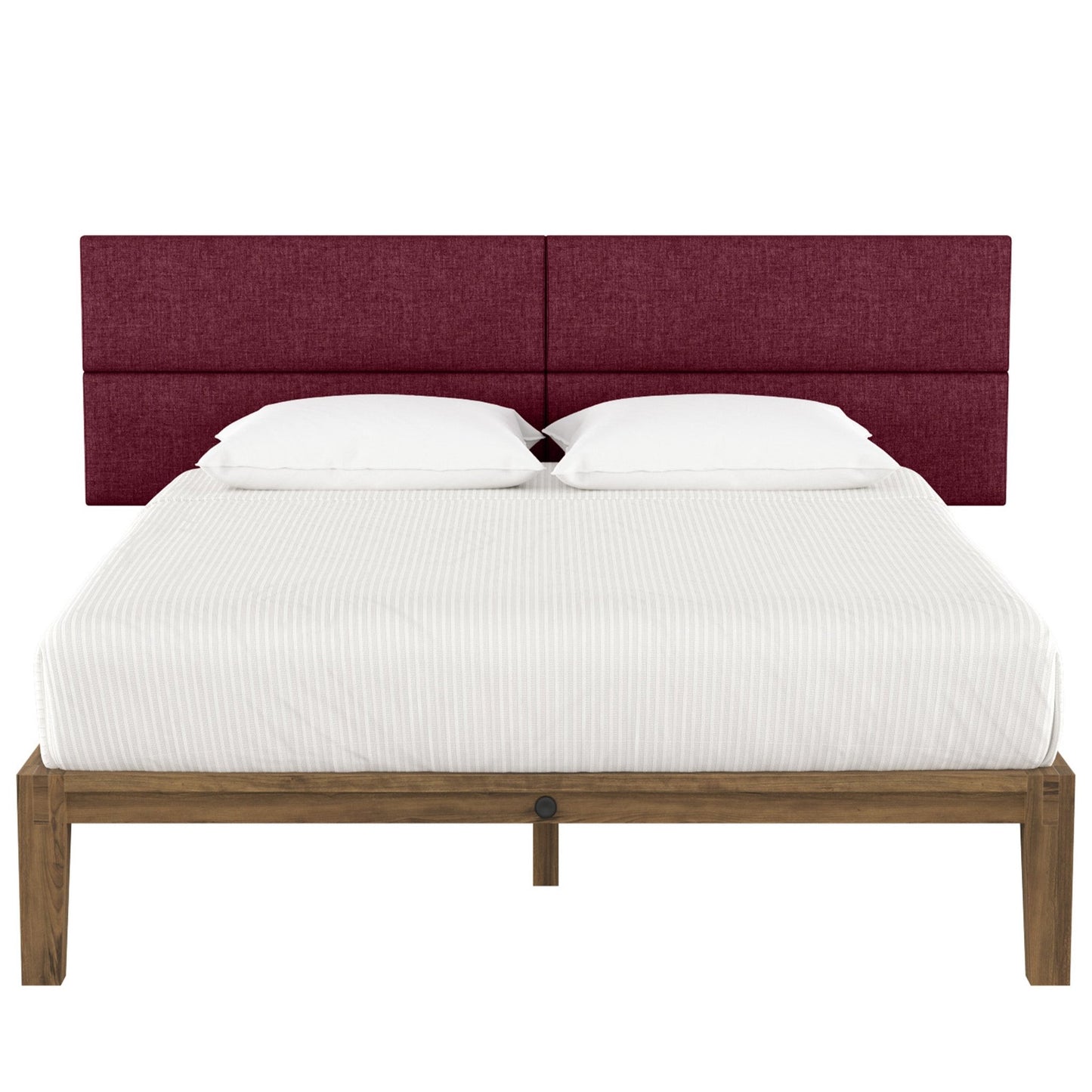 Jaxx Panelist Modern Padded Headboard - Set of 4 Wall Mounted Panels (Each 11.25"H x 38"W) (18964) - SchoolOutlet