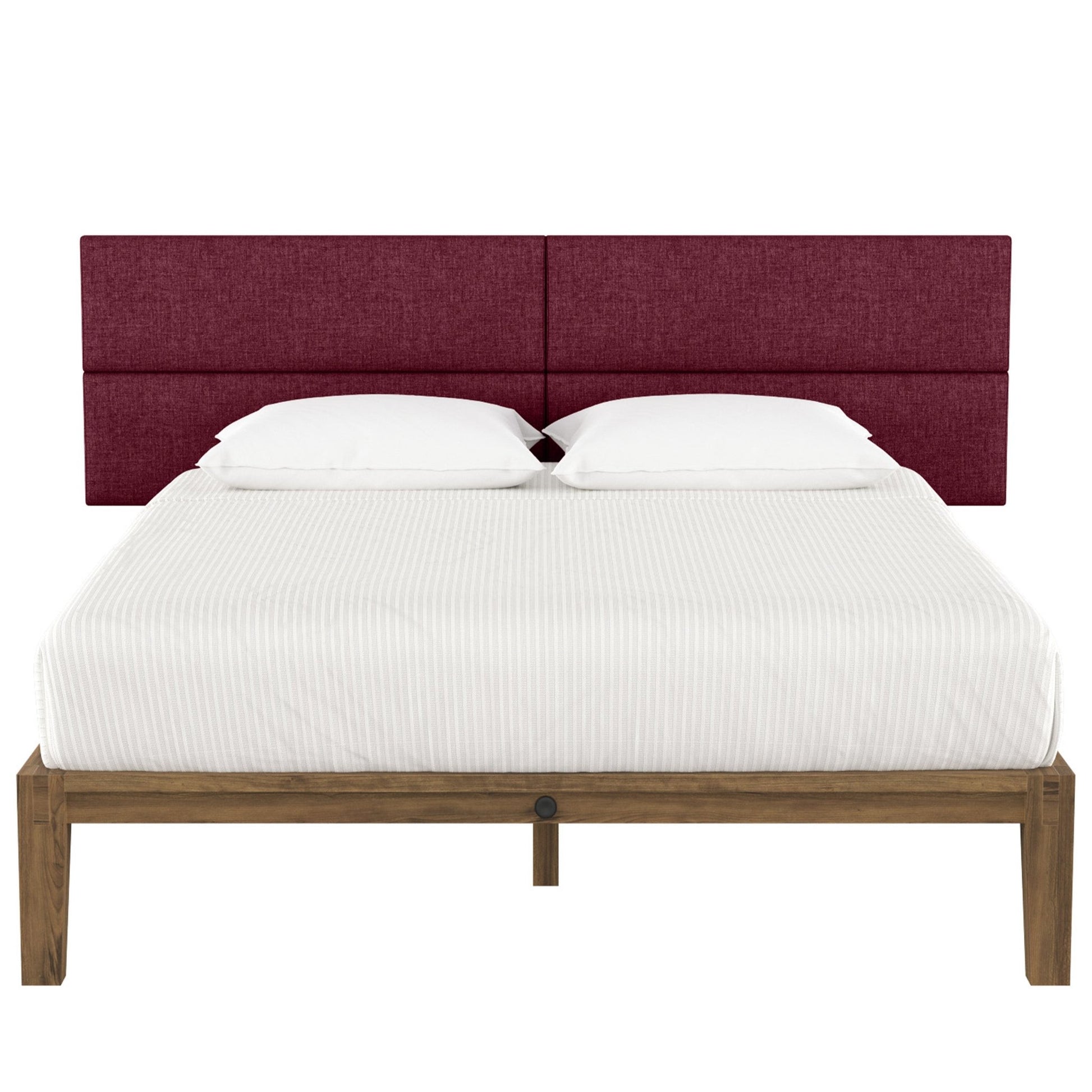 Jaxx Panelist Modern Padded Headboard - Set of 4 Wall Mounted Panels (Each 11.25"H x 38"W) (18964) - SchoolOutlet