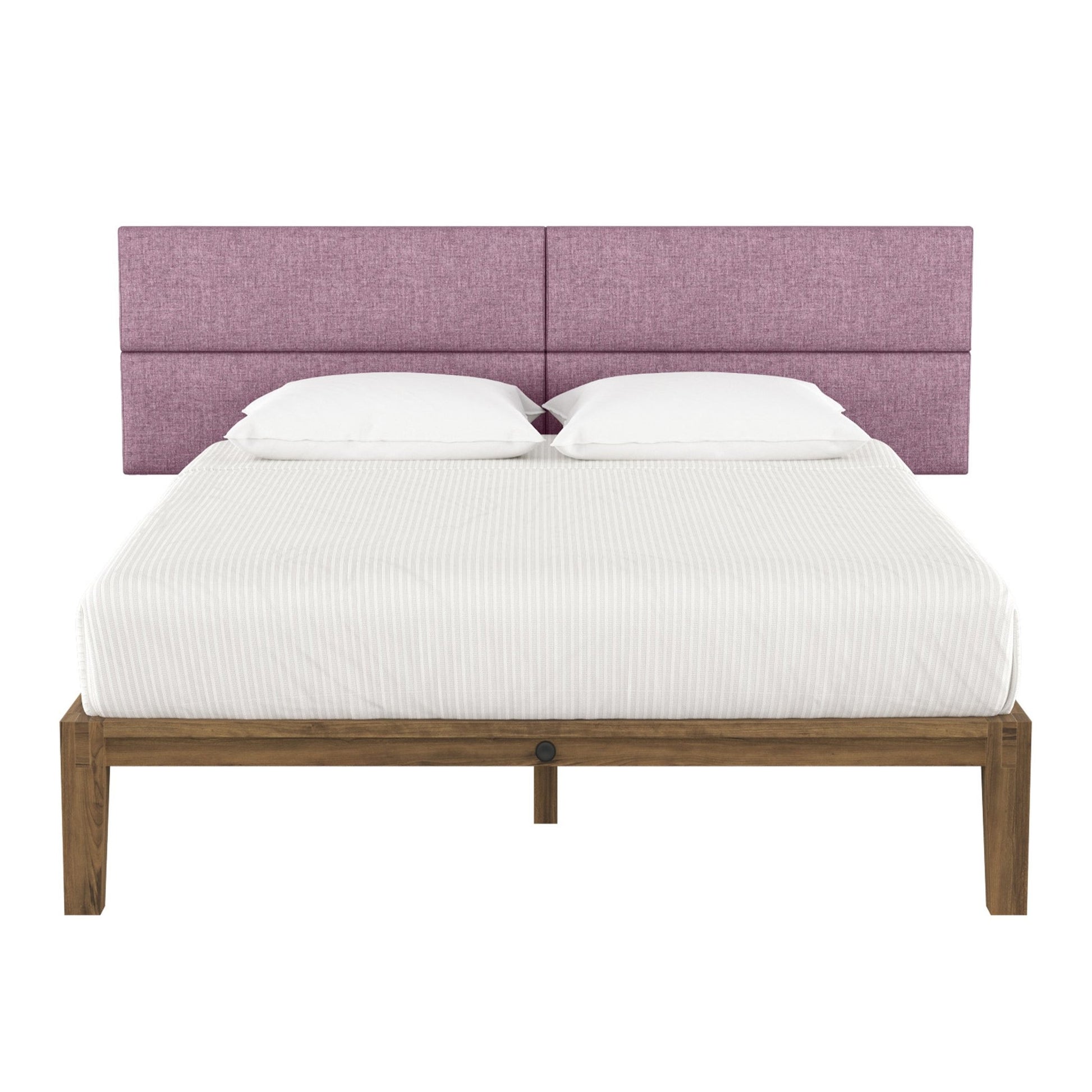 Jaxx Panelist Modern Padded Headboard - Set of 4 Wall Mounted Panels (Each 11.25"H x 38"W) (18964) - SchoolOutlet