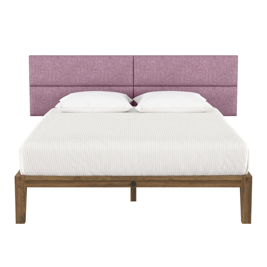 Jaxx Panelist Modern Padded Headboard - Set of 4 Wall Mounted Panels (Each 11.25"H x 38"W) (18964) - SchoolOutlet