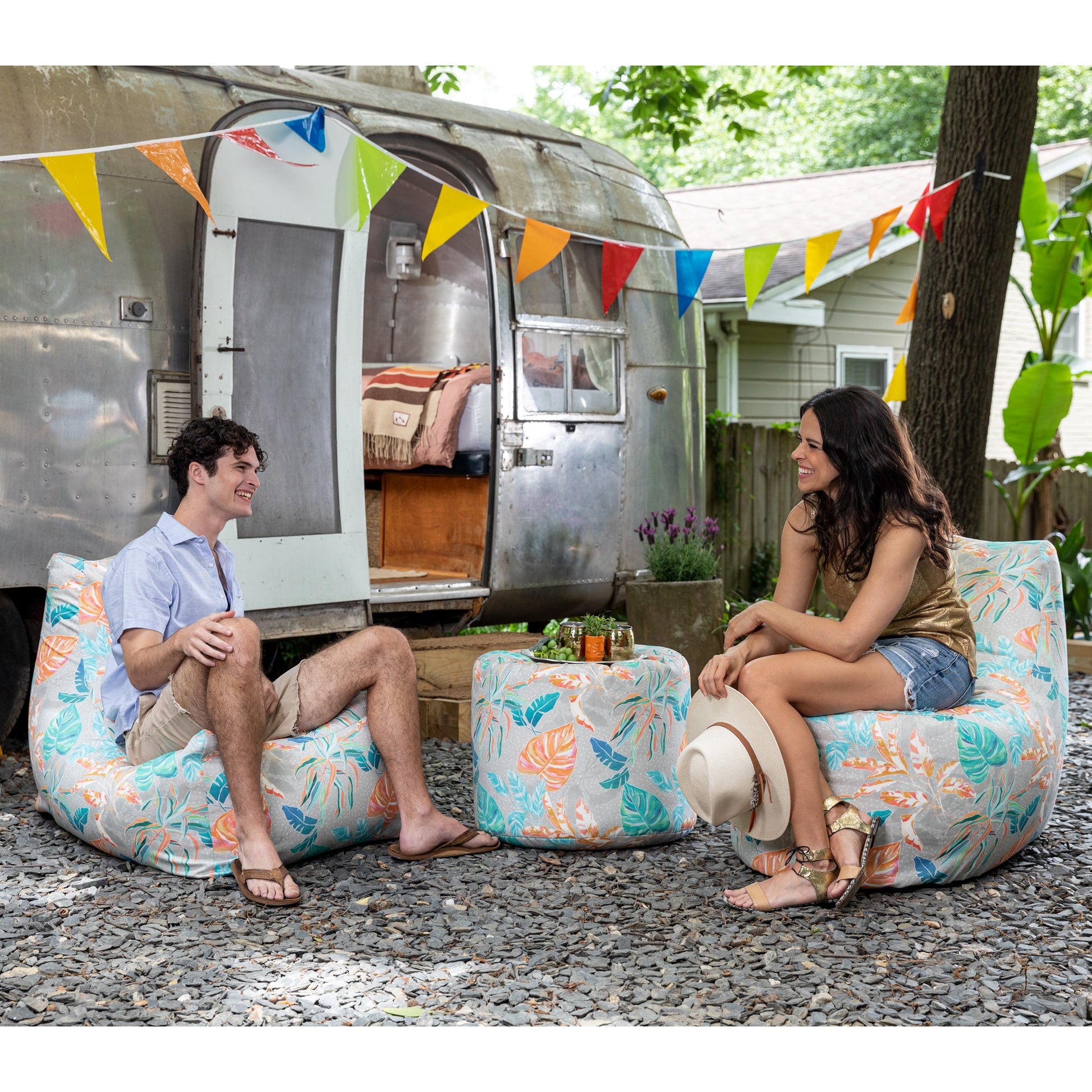 Jaxx Juniper Outdoor Bean Bag Patio Chair (18943) - SchoolOutlet