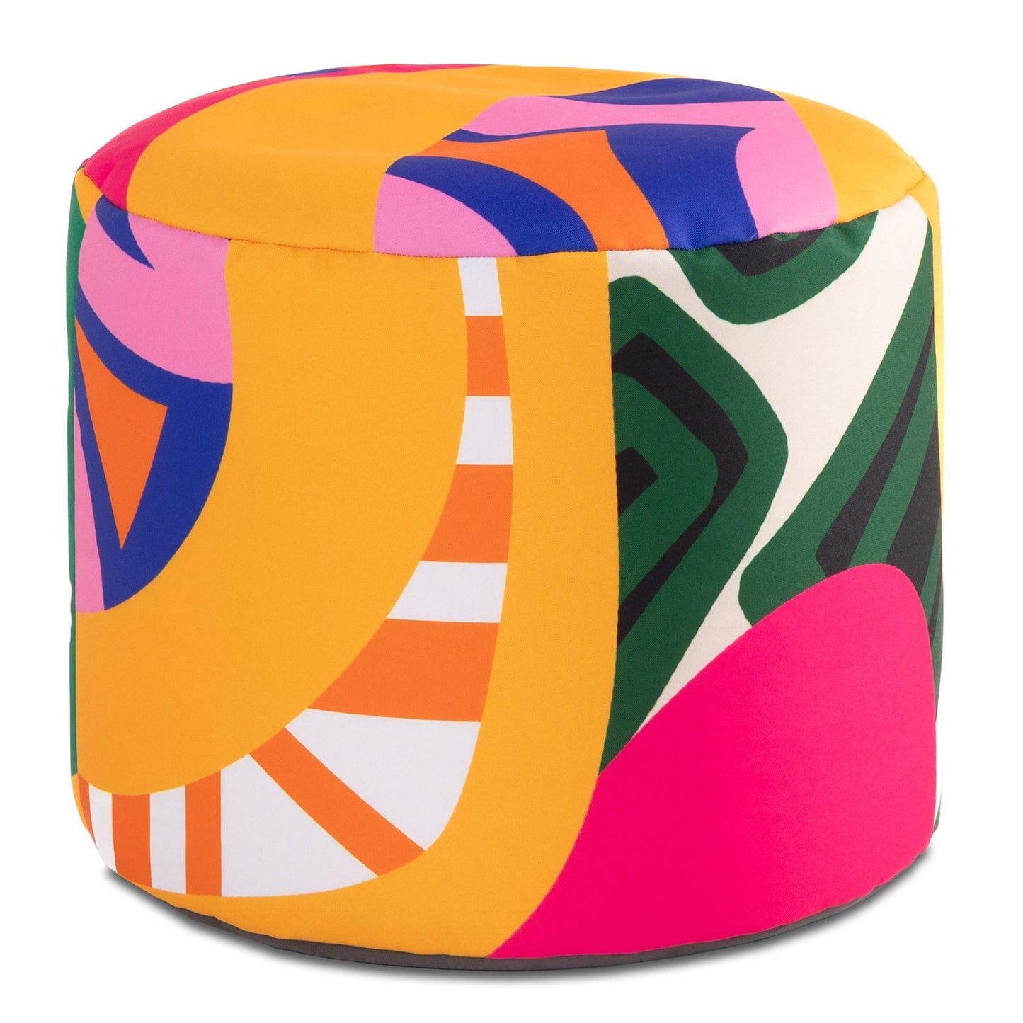Jaxx Spring Outdoor Ottoman (18966) - SchoolOutlet
