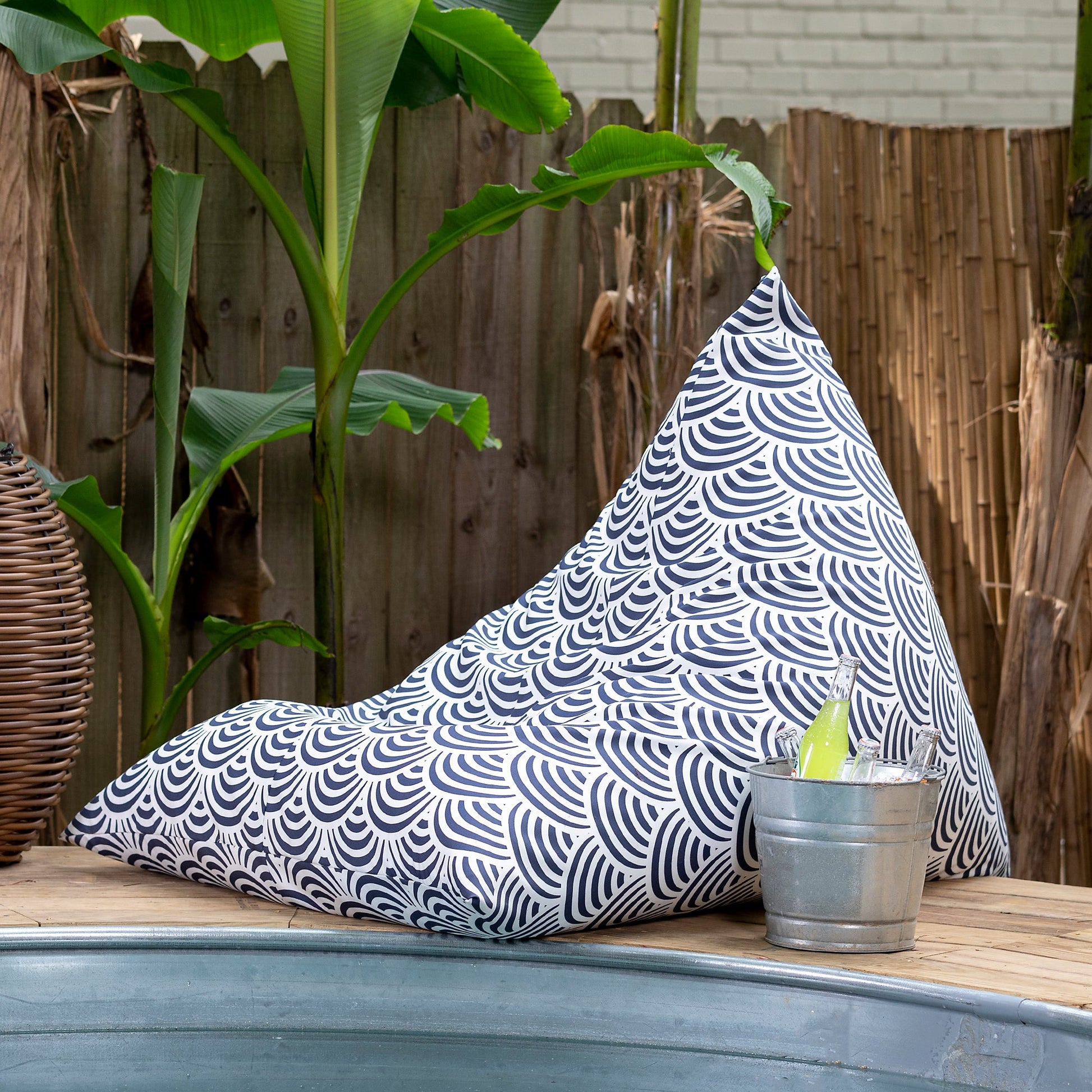Jaxx Twist Outdoor Bean Bag Chair (18968) - SchoolOutlet
