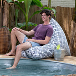 Jaxx Twist Outdoor Bean Bag Chair (18968) - SchoolOutlet