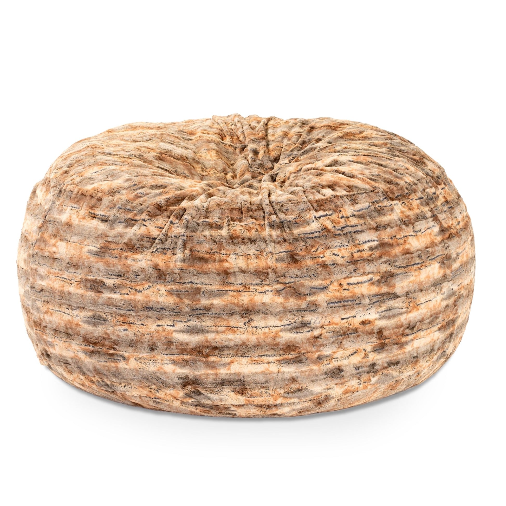 Jaxx Saxx 6 Foot Giant Bean Bag Chair - Luxe Faux Fox Fur (19036) - SchoolOutlet