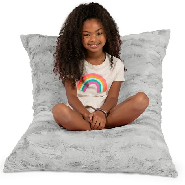 Jaxx Saxx 3.5 Foot Giant Décor Floor Pillow - Faux Fur (19079) - SchoolOutlet
