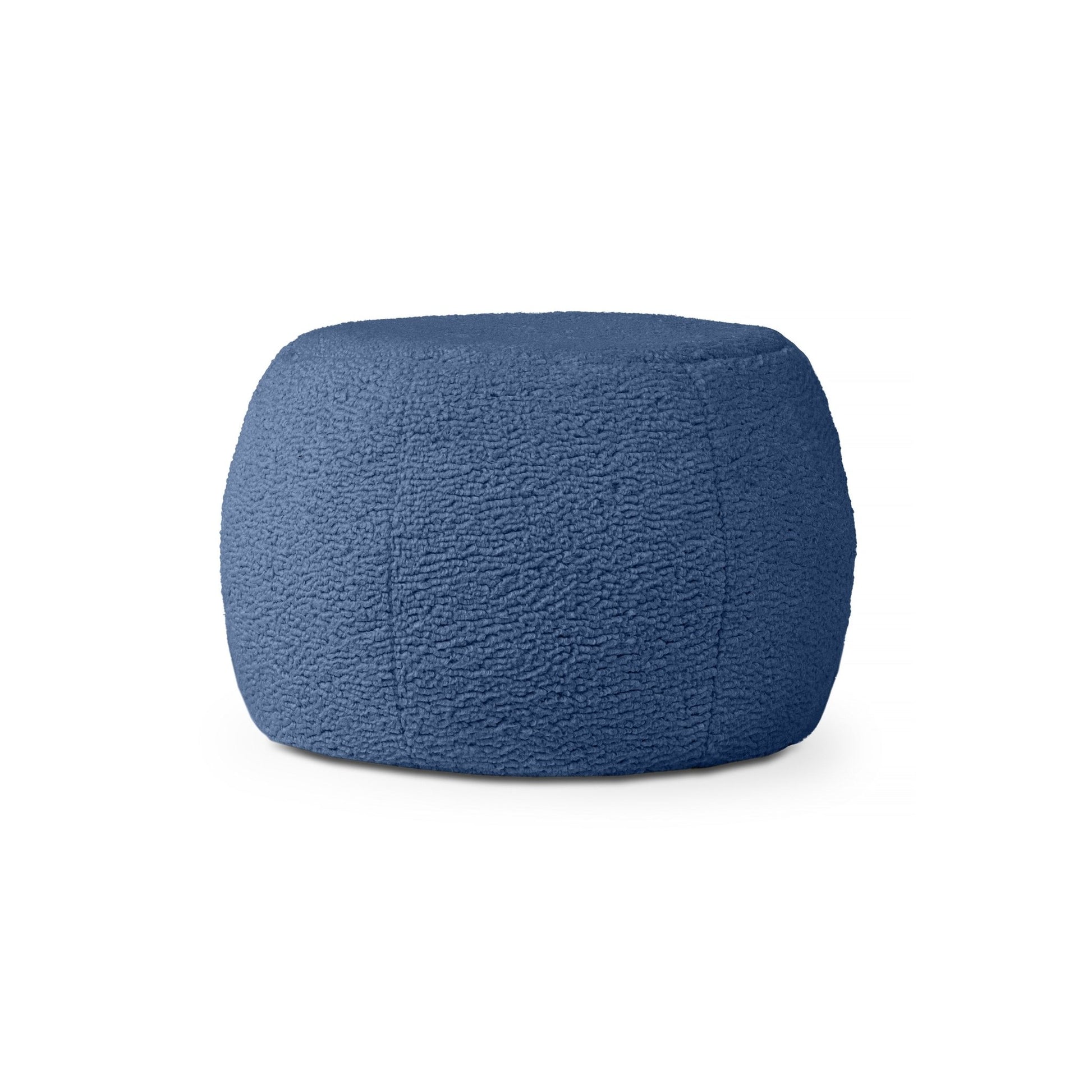 Jaxx Ellis Ottoman Shearling Faux - Lamb Plush Pouf for Modern Interior Design, small (19383) - SchoolOutlet