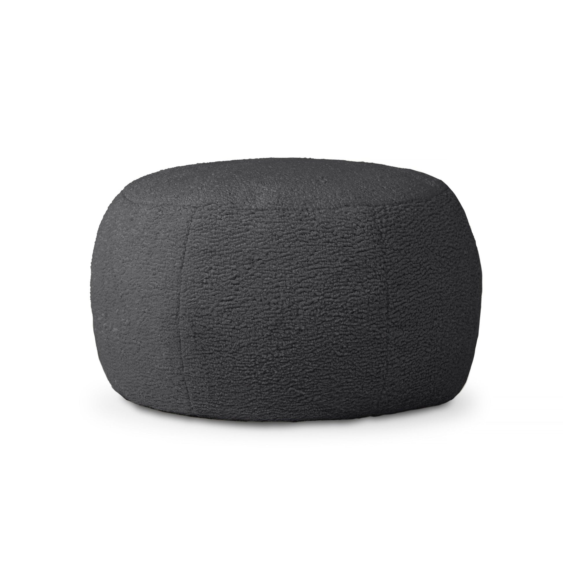Jaxx Ellis Ottoman Shearling Faux - Lamb Plush Pouf for Modern Interior Design, Large (19384) - SchoolOutlet