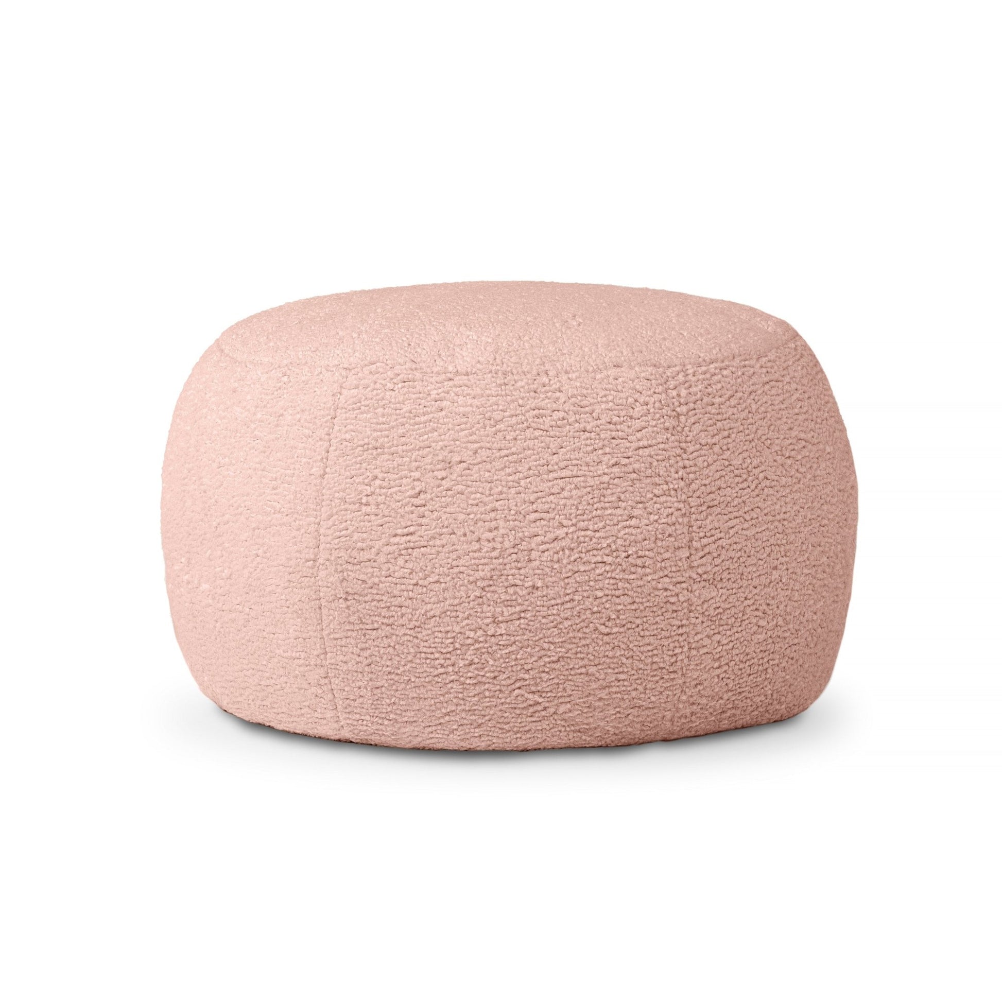 Jaxx Ellis Ottoman Shearling Faux - Lamb Plush Pouf for Modern Interior Design, Large (19384) - SchoolOutlet