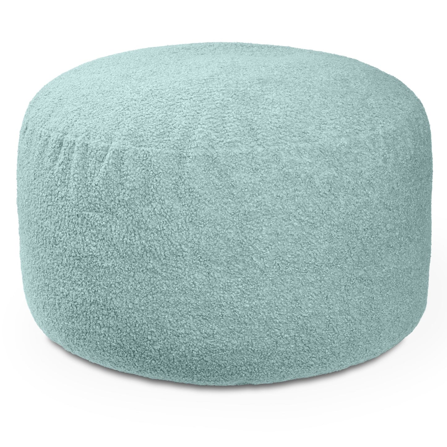 Jaxx Saxx Shearling Faux - Lamb 4 Ft Large Round Bean Bag (19387) - SchoolOutlet