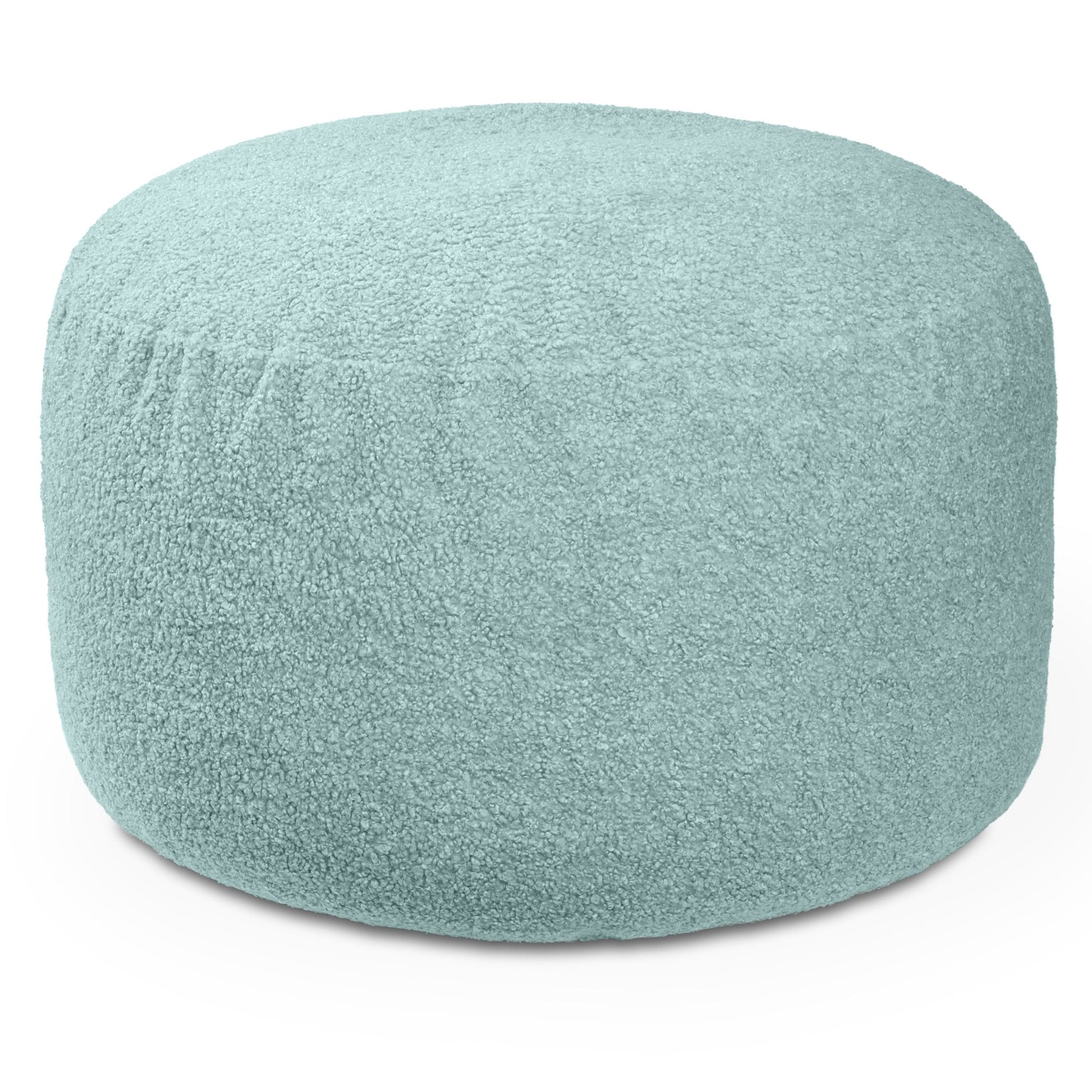 Jaxx Saxx Shearling Faux - Lamb 4 Ft Large Round Bean Bag (19387) - SchoolOutlet