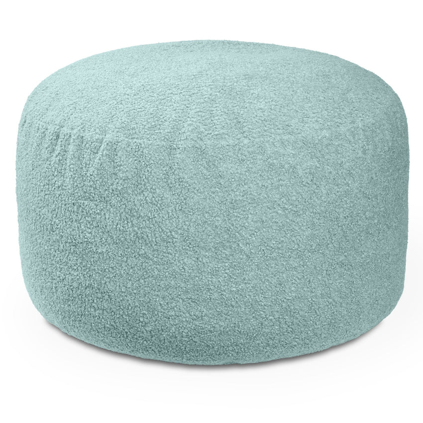 Jaxx Saxx Shearling Faux - Lamb 4 Ft Large Round Bean Bag (19387) - SchoolOutlet