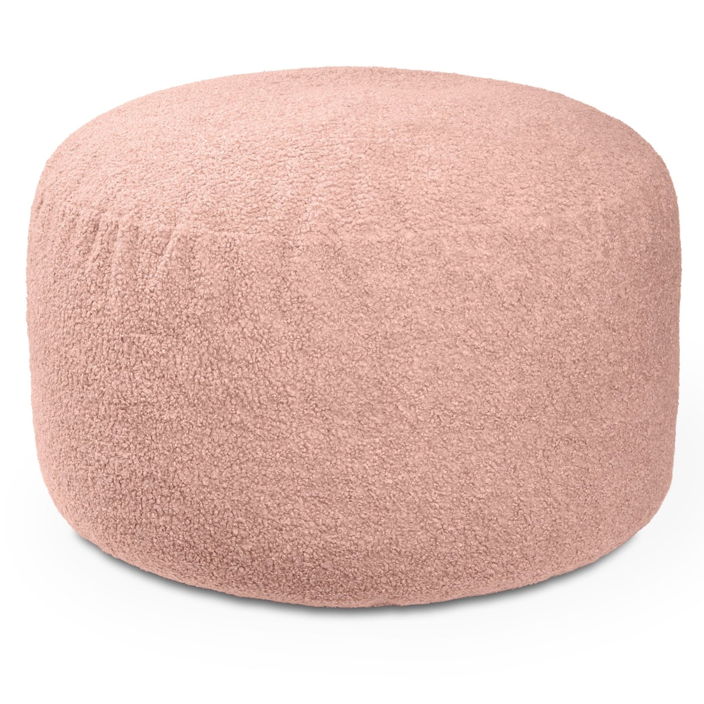Jaxx Saxx Shearling Faux - Lamb 4 Ft Large Round Bean Bag (19387) - SchoolOutlet