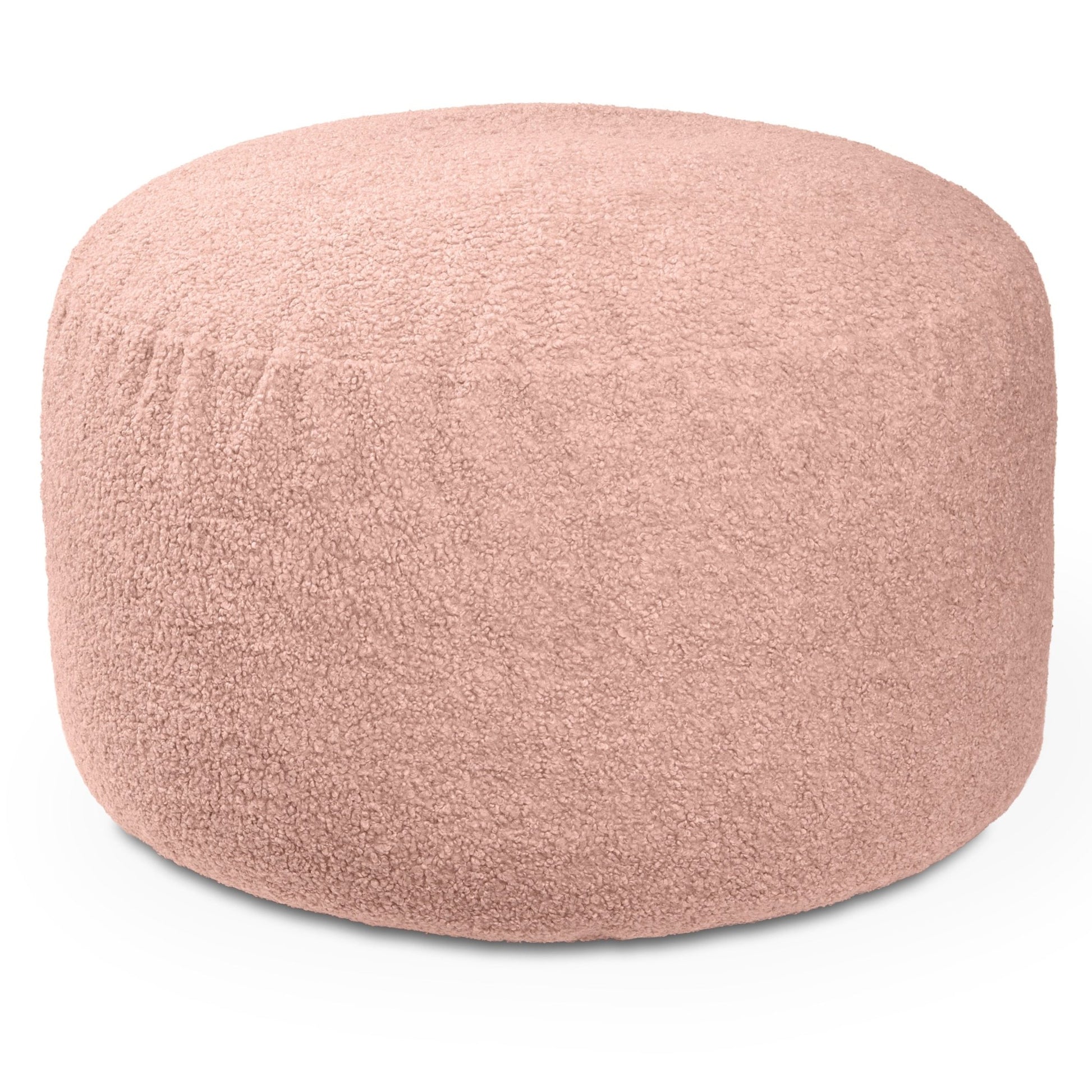 Jaxx Saxx Shearling Faux - Lamb 4 Ft Large Round Bean Bag (19387) - SchoolOutlet