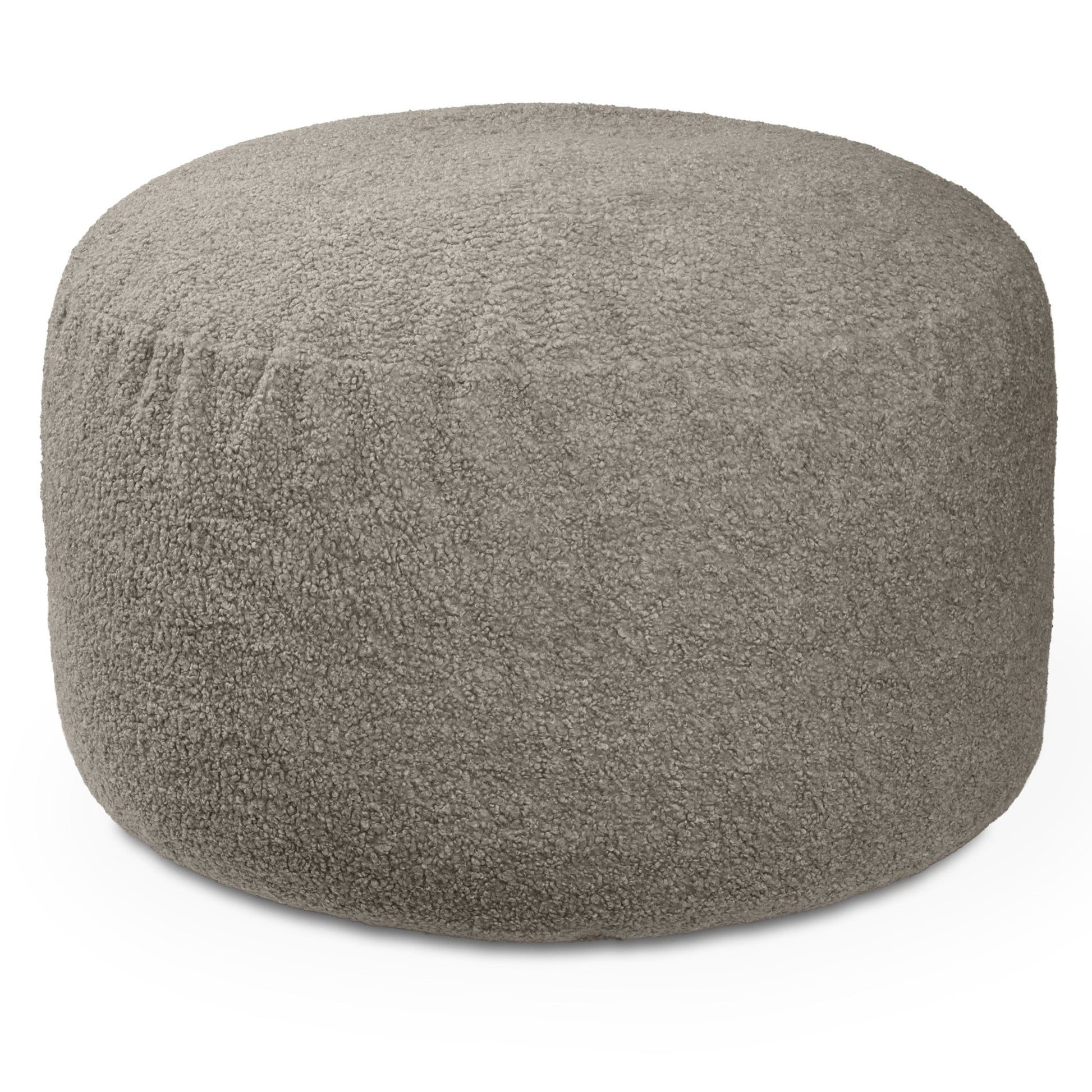 Jaxx Saxx Shearling Faux - Lamb 4 Ft Large Round Bean Bag (19387) - SchoolOutlet