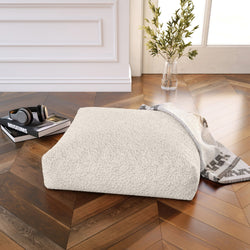 Jaxx Brio Large Décor Floor Pillow / Meditation Yoga Cushion - Shearling Faux Lamb (19390)