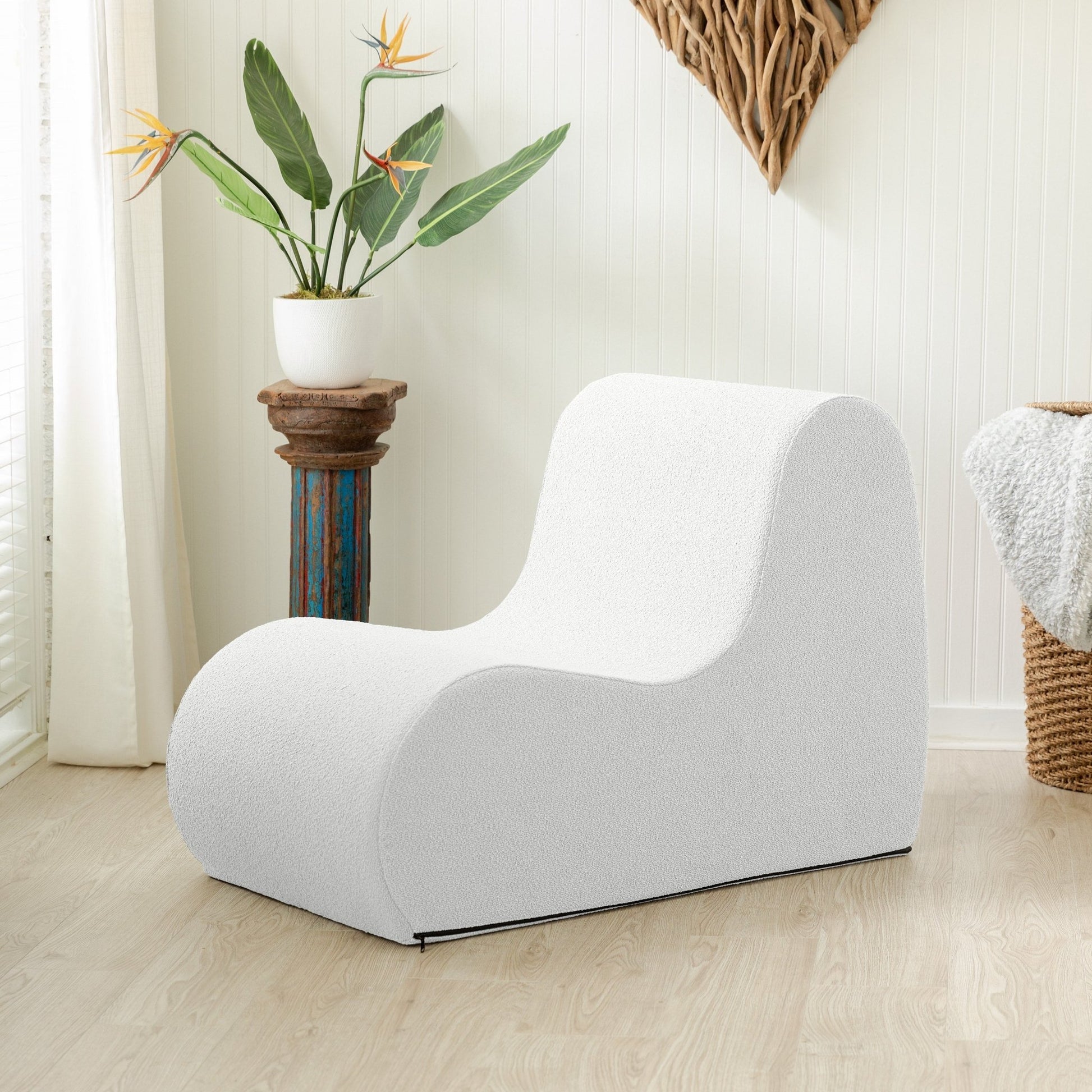 Jaxx Uptown Modern Armless Accent Chair (19432) - SchoolOutlet