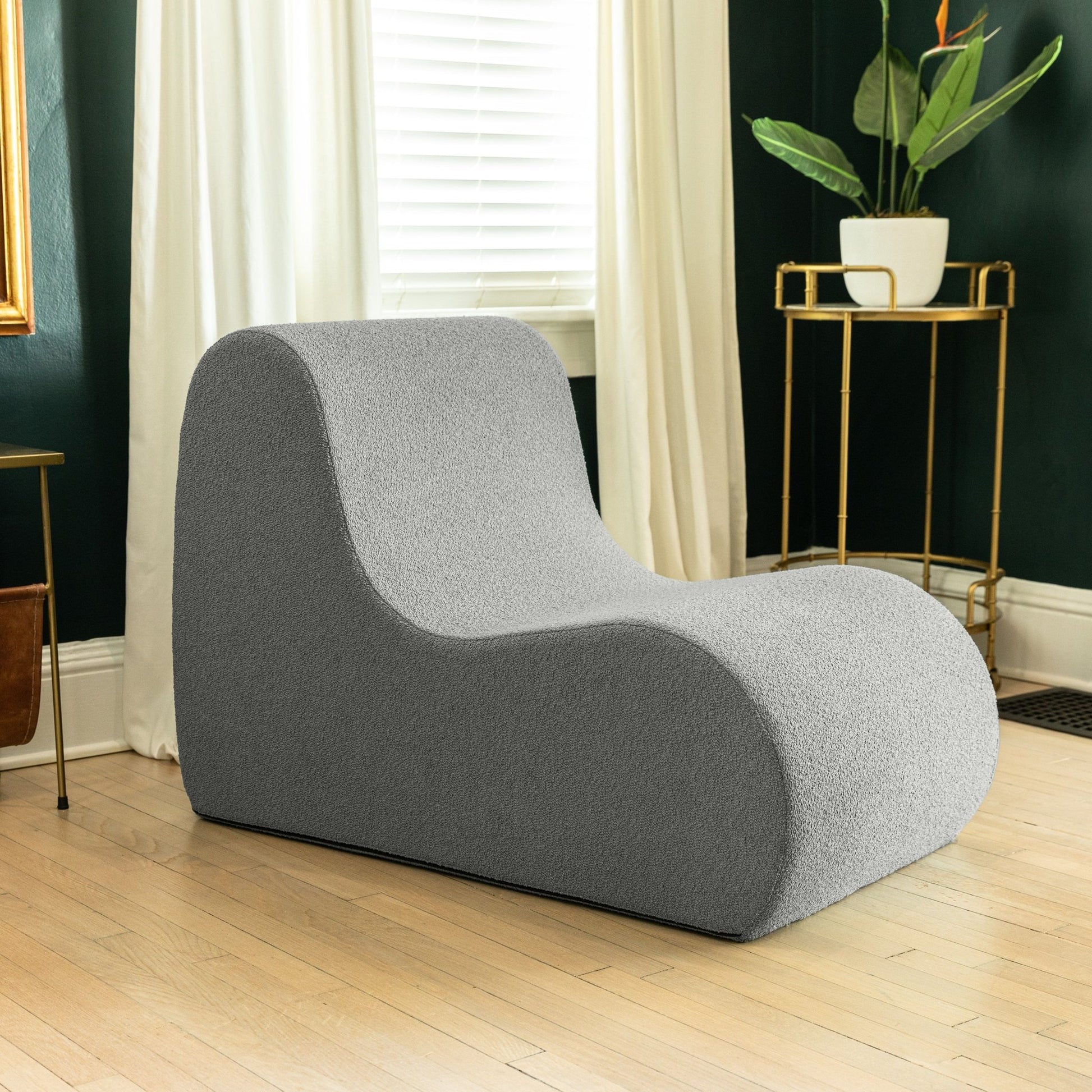 Jaxx Uptown Modern Armless Accent Chair (19432) - SchoolOutlet