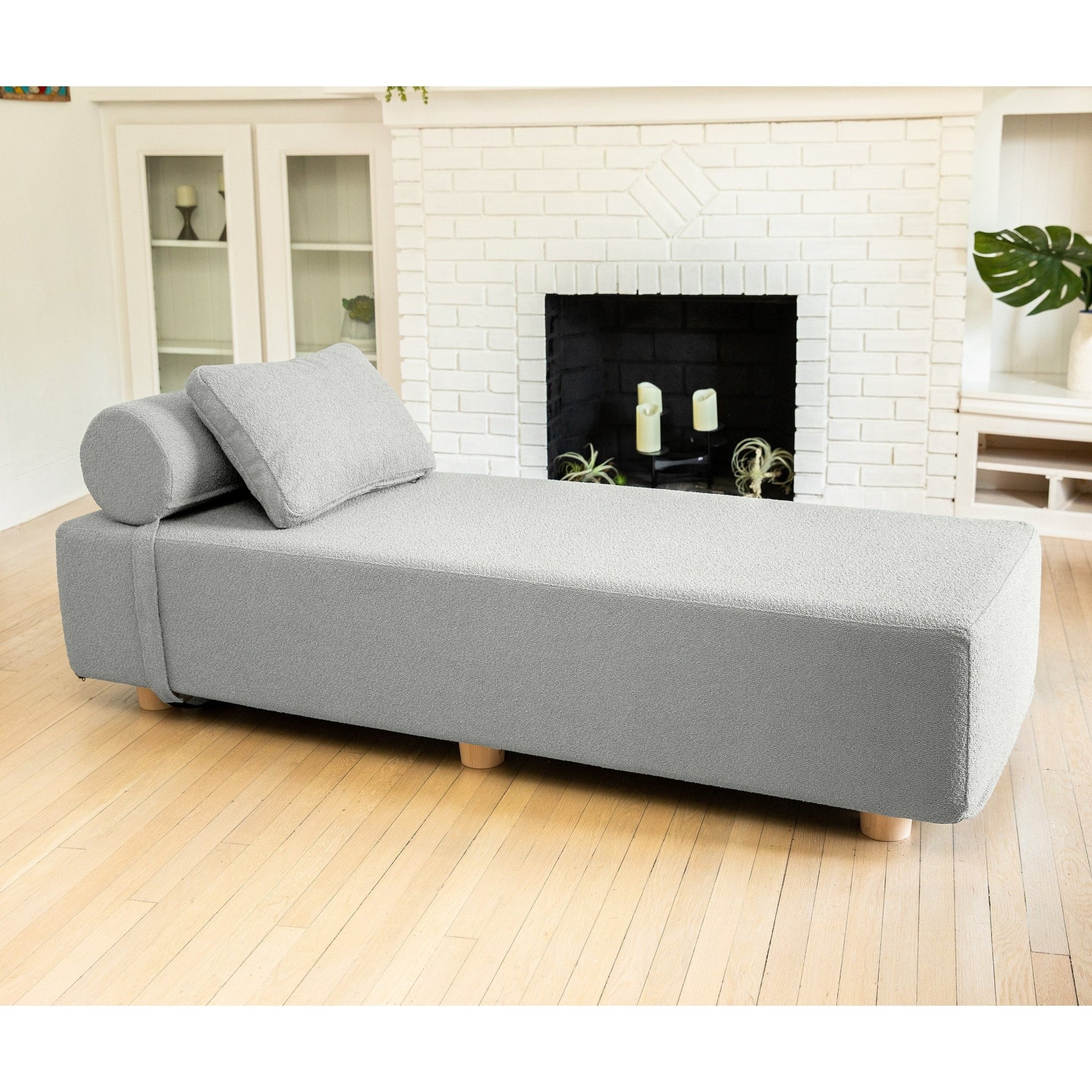 Jaxx Alvy Indoor Lounger / Daybed - Luxurious Lounger with Maple Feet (19435) - SchoolOutlet