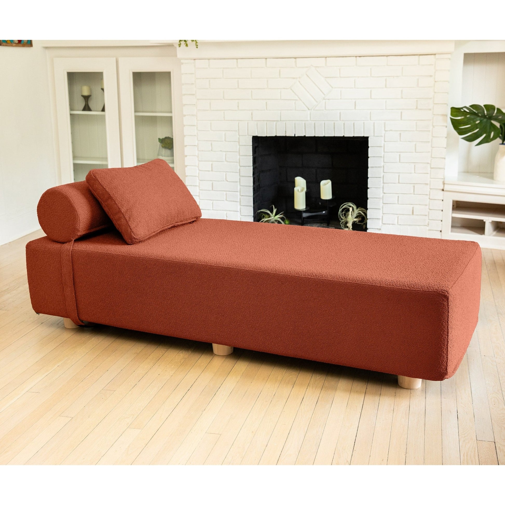 Jaxx Alvy Indoor Lounger / Daybed - Luxurious Lounger with Maple Feet (19435) - SchoolOutlet