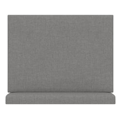 Jaxx Panelist Modern Padded Headboard- Set of 2 Wall Mounted Panels (Each 22.5"H x 30"W)- Queen Double Tall (19518)