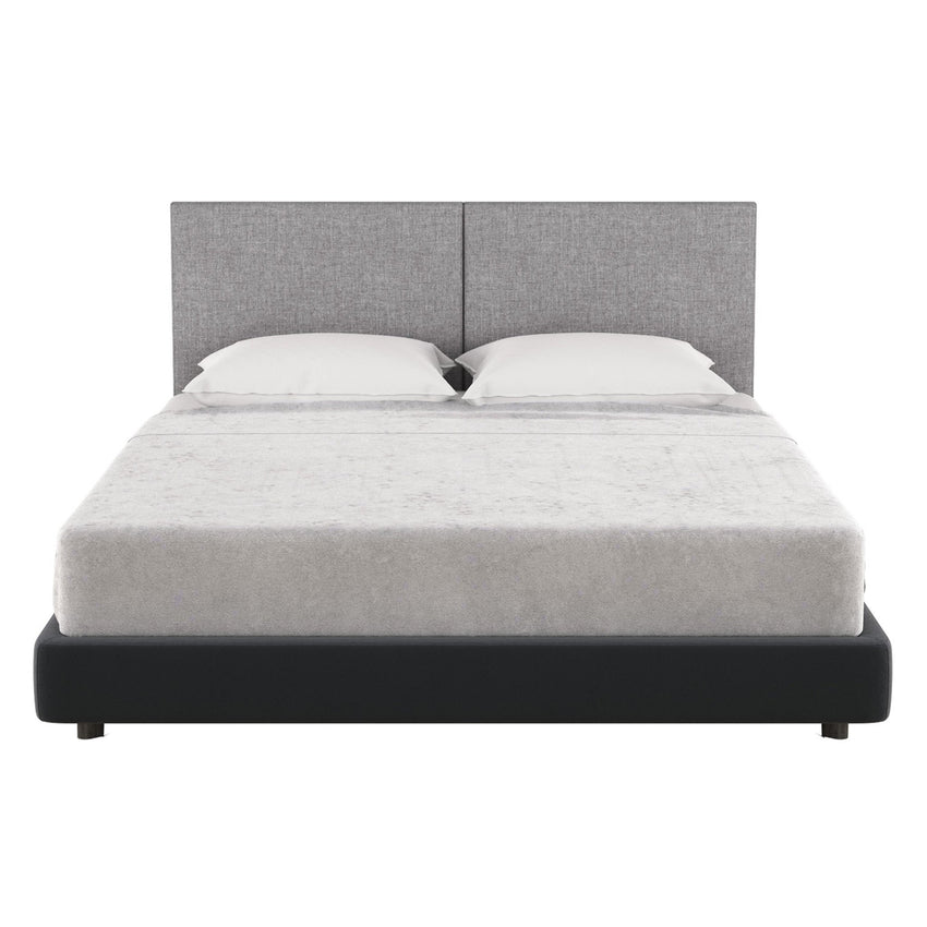 Jaxx Panelist Modern Padded Headboard - Set of 2 Wall Mounted Panels (Each 22.5"H x 30"W) - Queen Double Tall (19518) - SchoolOutlet