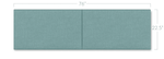 Jaxx Panelist Modern Padded Headboard - Set of 2 Wall Mounted Panels (Each 22.5