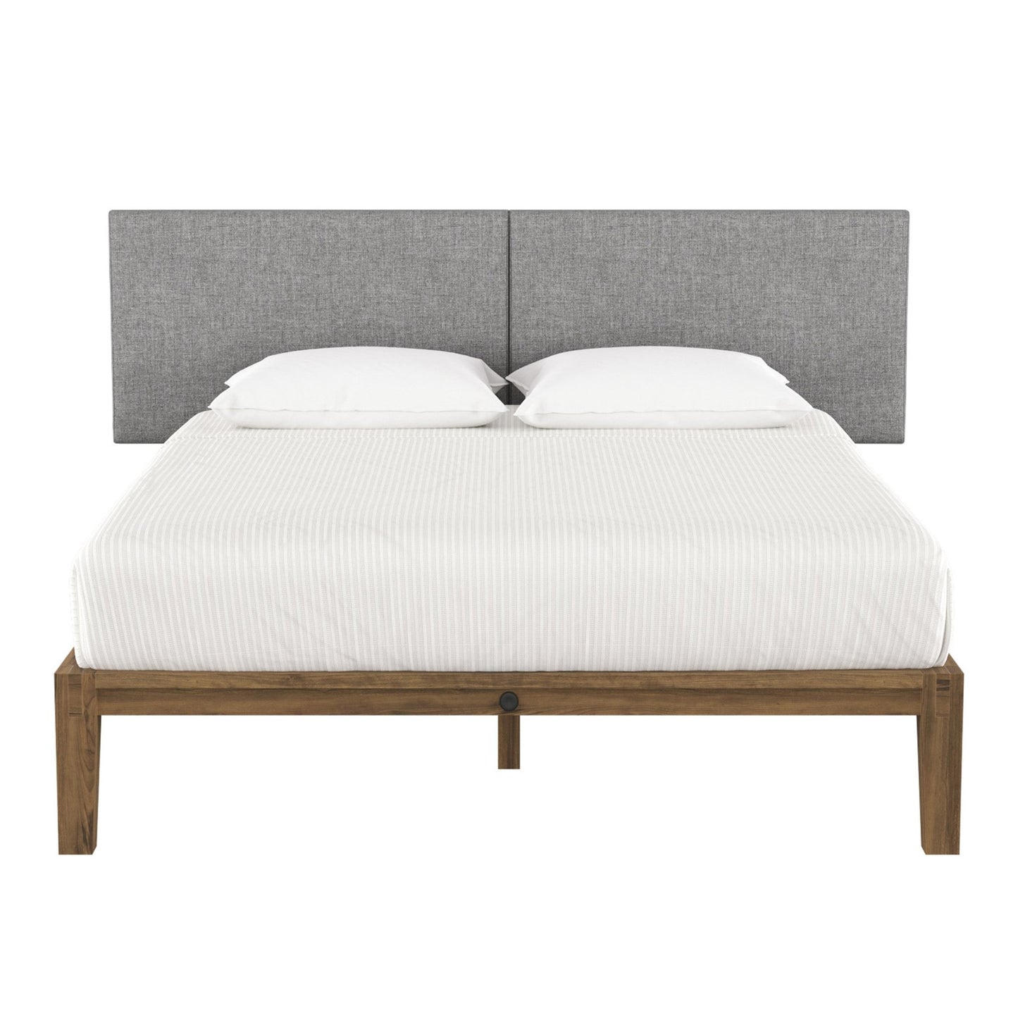Jaxx Panelist Modern Padded Headboard - Set of 2 Wall Mounted Panels (Each 22.5"H x 38"W) - King Double Tall (19519) - SchoolOutlet
