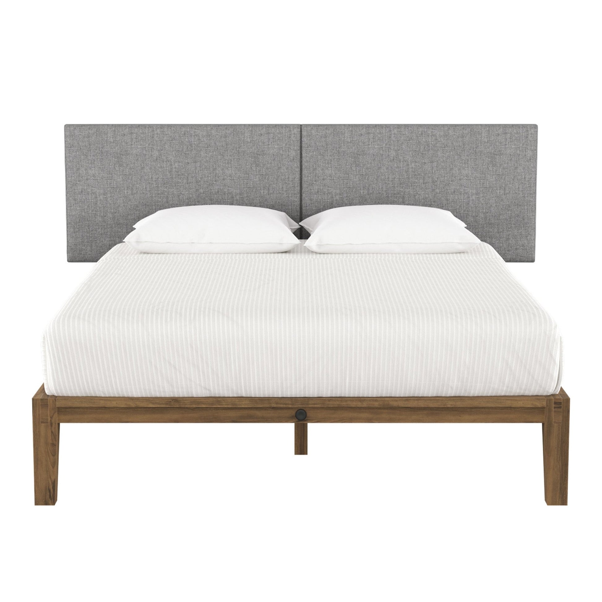 Jaxx Panelist Modern Padded Headboard - Set of 2 Wall Mounted Panels (Each 22.5"H x 38"W) - King Double Tall (19519) - SchoolOutlet