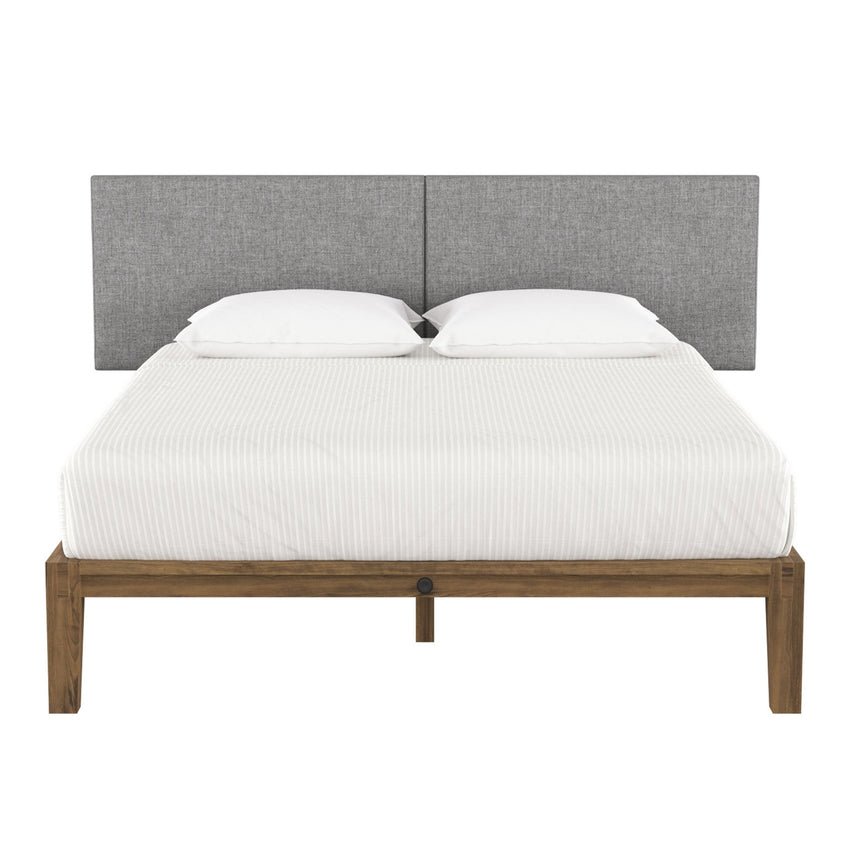 Jaxx Panelist Modern Padded Headboard - Set of 2 Wall Mounted Panels (Each 22.5"H x 38"W) - King Double Tall (19519) - SchoolOutlet