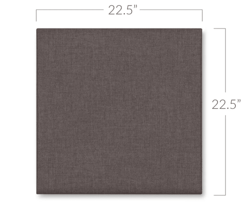 Jaxx Panelist Modern Padded Headboard - Wall Mounted Panel (22.5"H x 22.5"W) (19520) - SchoolOutlet