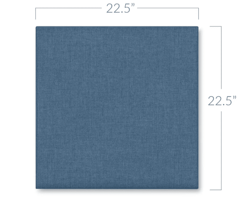 Jaxx Panelist Modern Padded Headboard - Wall Mounted Panel (22.5"H x 22.5"W) (19520) - SchoolOutlet