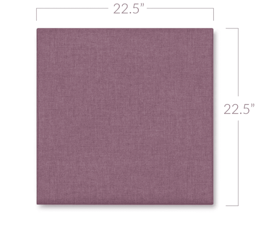 Jaxx Panelist Modern Padded Headboard - Wall Mounted Panel (22.5"H x 22.5"W) (19520) - SchoolOutlet