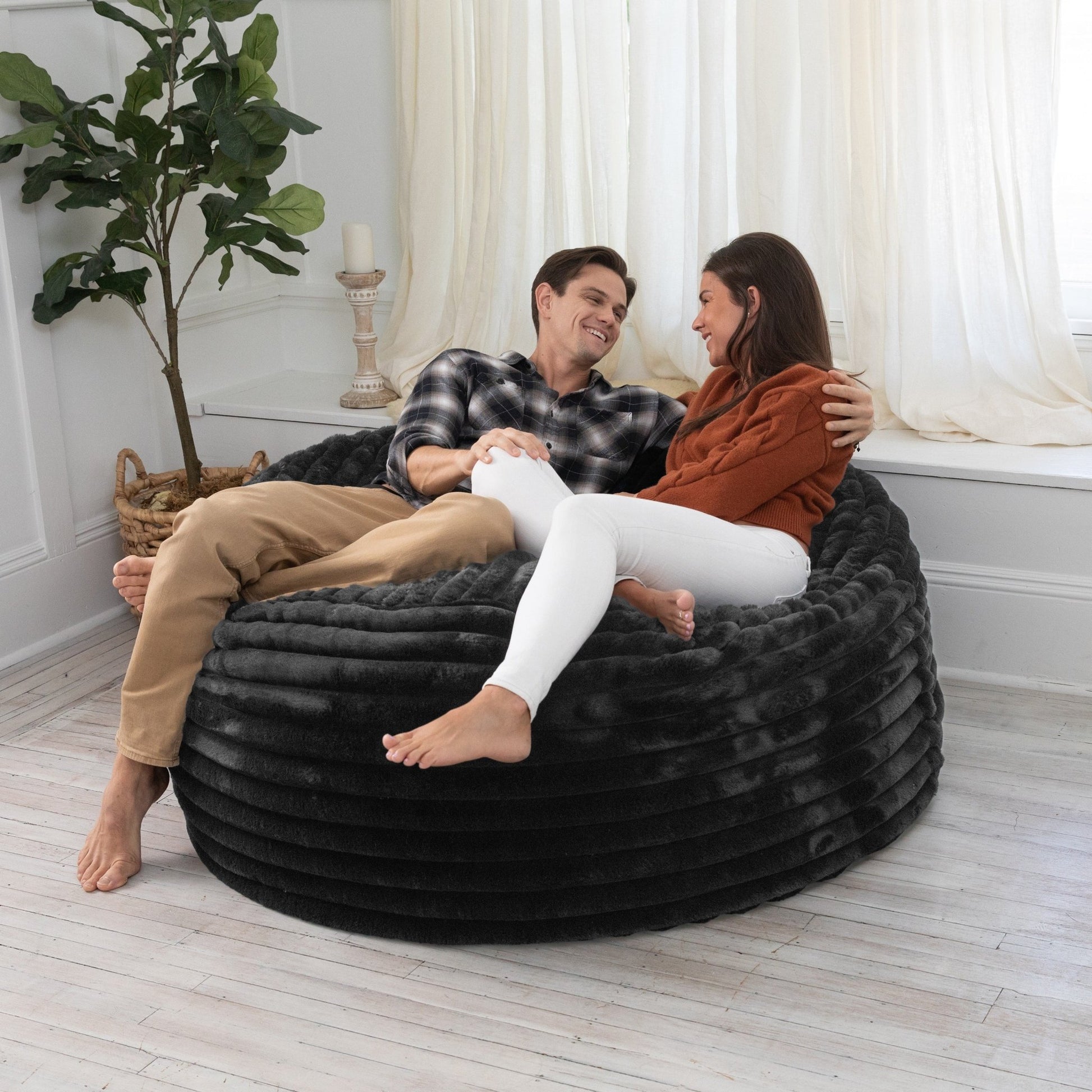 Jaxx Saxx 5 Foot Large Bean Bag w/ Removable Cover (19593) - SchoolOutlet