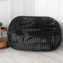 Jaxx 6 Foot Bean Bag, Loveseat, Sofa & Lounger, Mondo Fur (19595)