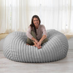 Jaxx 6 Foot Bean Bag, Loveseat, Sofa & Lounger, Mondo Fur (19595) - SchoolOutlet