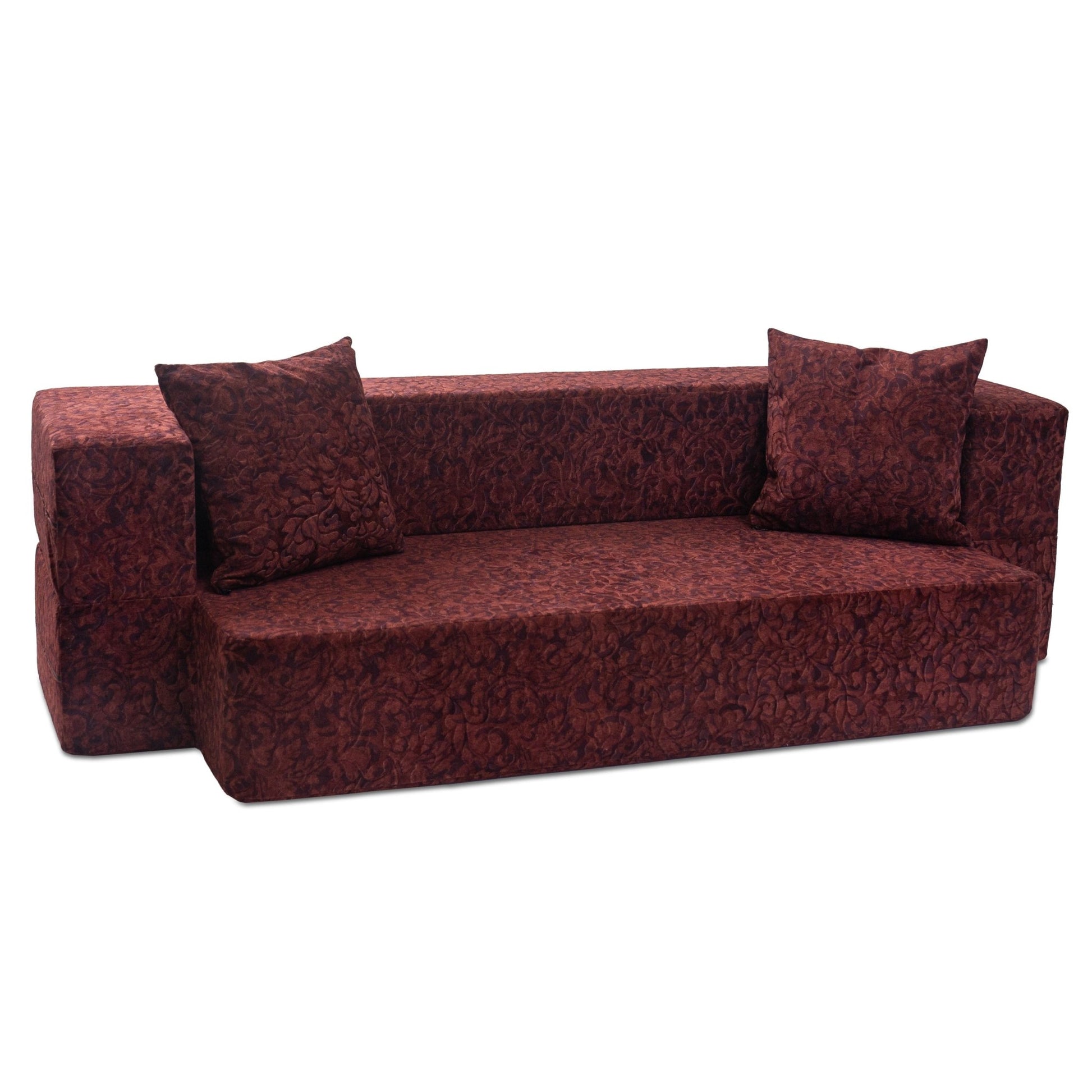 Jaxx Zenzi Loveseat Twin - Convertible Couch / Twin Sleeper, Bru Smart (19600) - SchoolOutlet