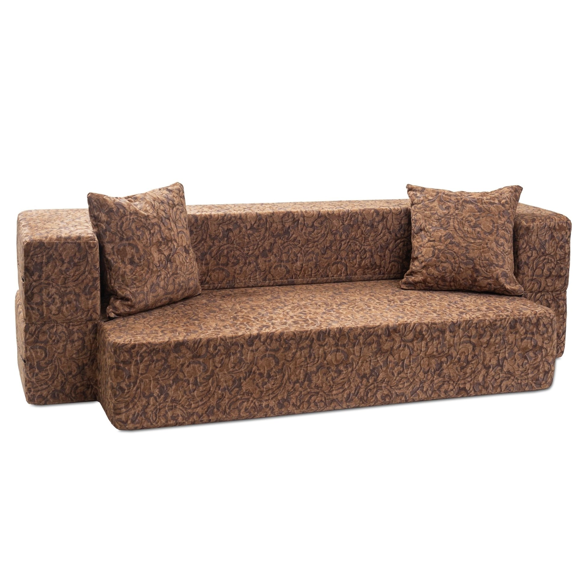 Jaxx Zenzi Loveseat Twin - Convertible Couch / Twin Sleeper, Bru Smart (19600) - SchoolOutlet