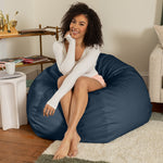 Jaxx Atrium Collection Pazi Pod - Designer Foam Bean Bag Chair for Home Theaters, Offices, Schools, Reception & Waiting Rooms (19659) - SchoolOutlet