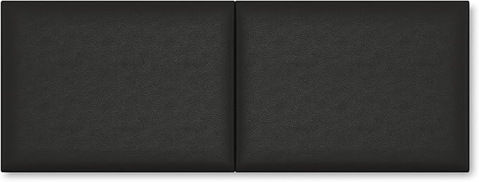 Jaxx Panelist Modern Padded Headboard - Set of 2 Wall Mounted Panels (Each 22.5"H x 30"W) - Queen Double Tall (19723) - SchoolOutlet