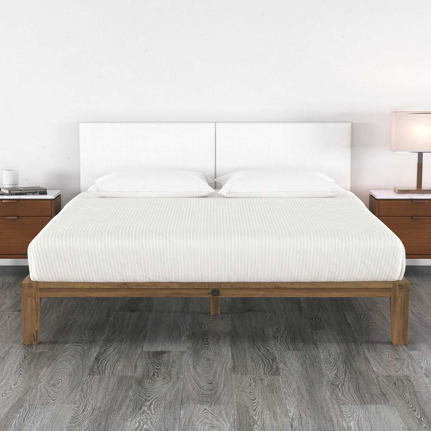 Jaxx Panelist Modern Padded Headboard - Set of 2 Wall Mounted Panels (Each 22.5"H x 38"W) - King Double Tall (19724) - SchoolOutlet