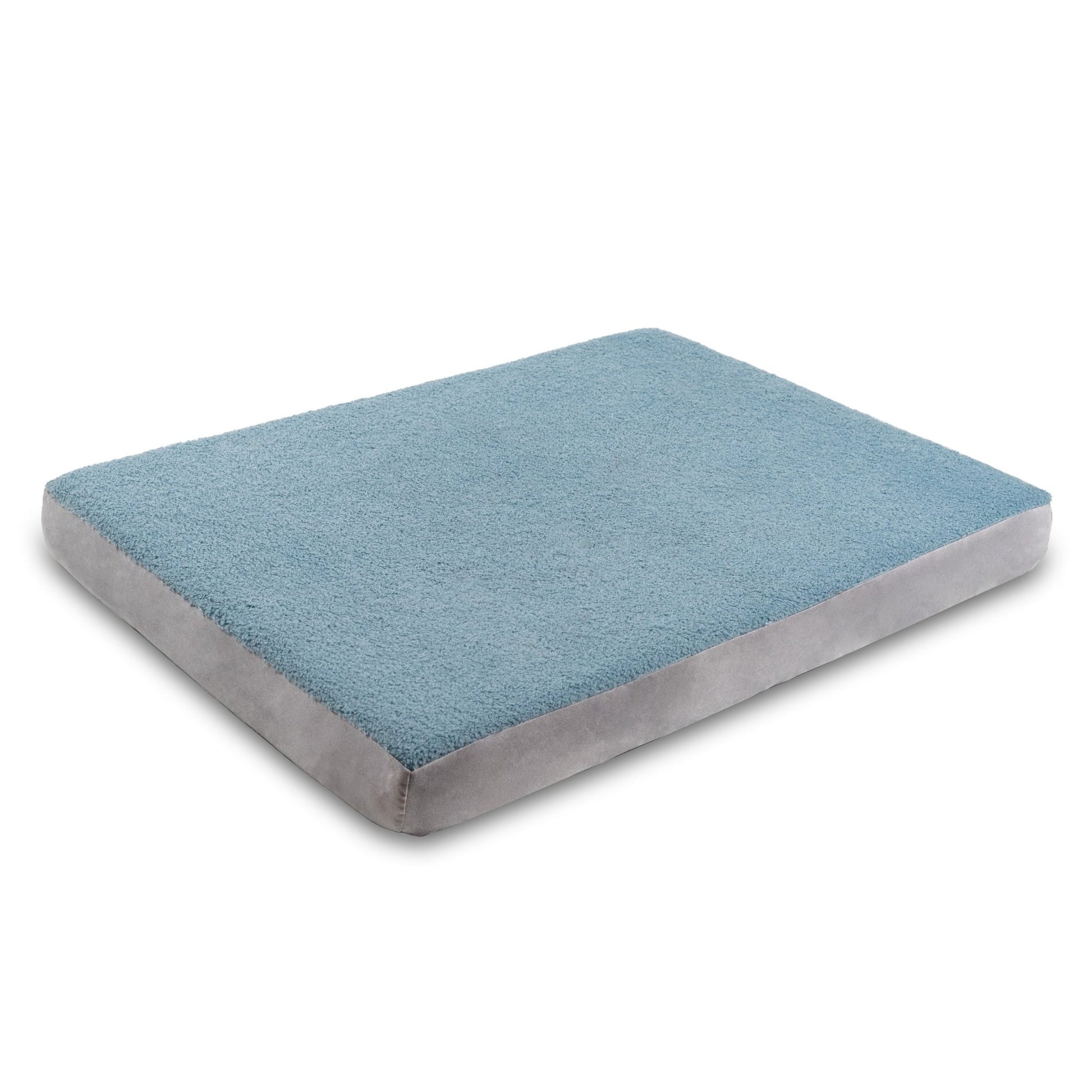 Jaxx Cubbi Dog Bed - Plush Boucle Sherpa Top for Cozy Comfort, Supportive Memory Foam for Joint Pain Relief, No - Slip Base for Stability, Machine Washable Cover and Waterproof Liner, Large (19752) - SchoolOutlet