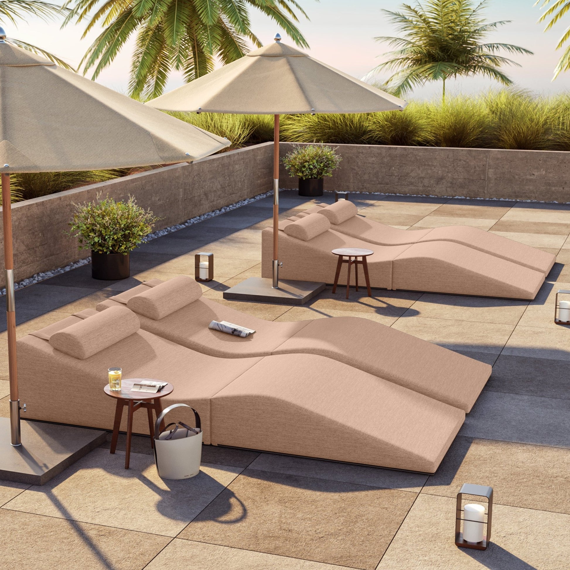 Jaxx Clermont Sun Lounger - Sunbrella (19725) - SchoolOutlet