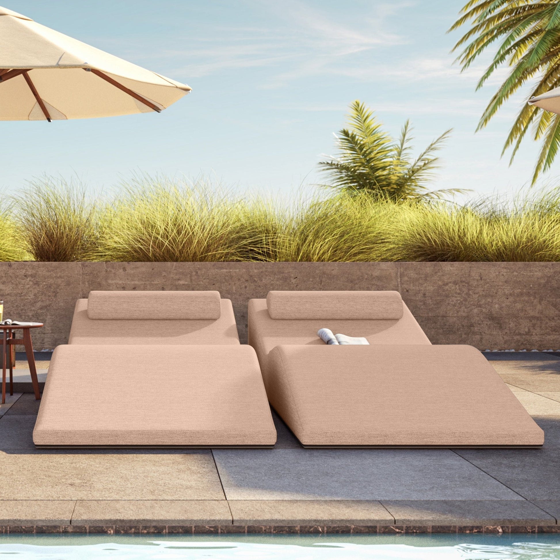 Jaxx Clermont Sun Lounger - Sunbrella (19725) - SchoolOutlet