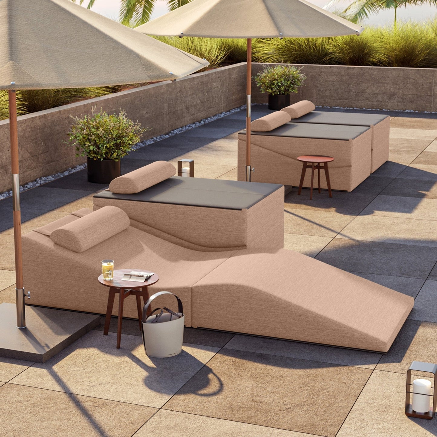 Jaxx Clermont Sun Lounger - Sunbrella (19725) - SchoolOutlet