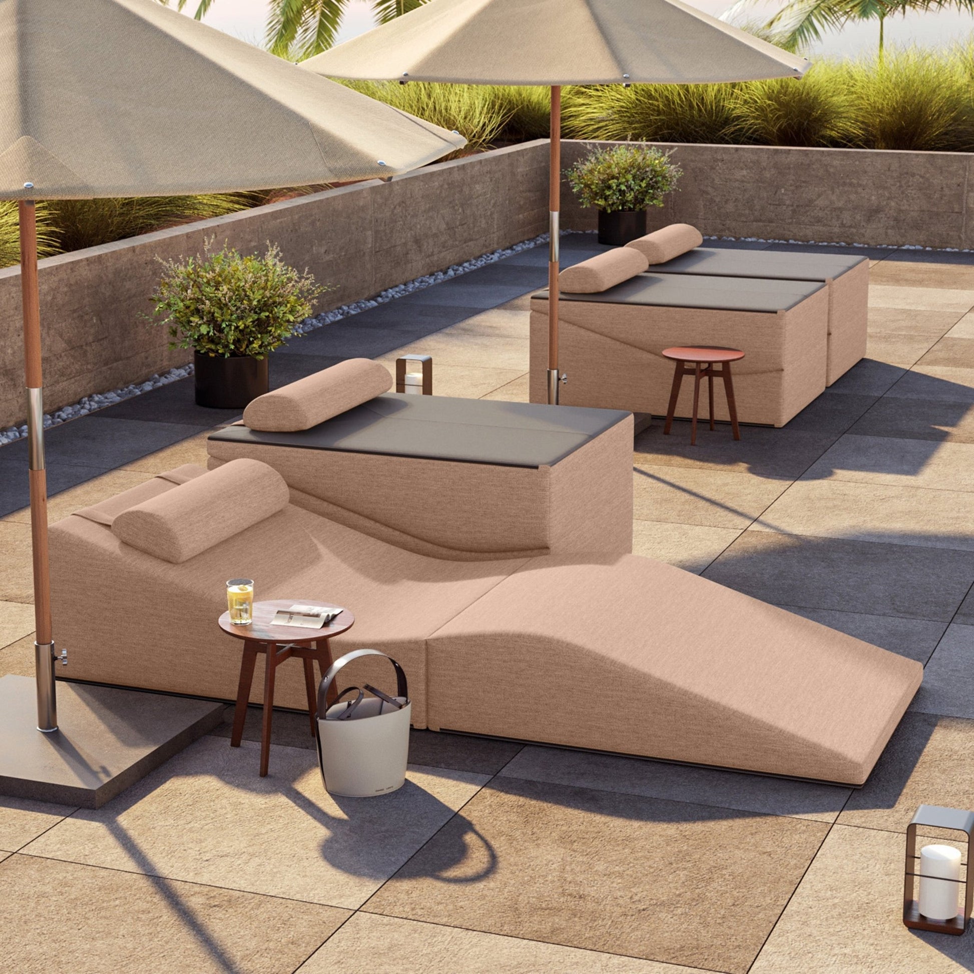 Jaxx Clermont Sun Lounger - Sunbrella (19725) - SchoolOutlet