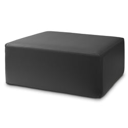 Jaxx Fairlie Couch Ottoman, Oversized Square Foam Coffee Table Ottoman - Premium Faux Leather(19789)